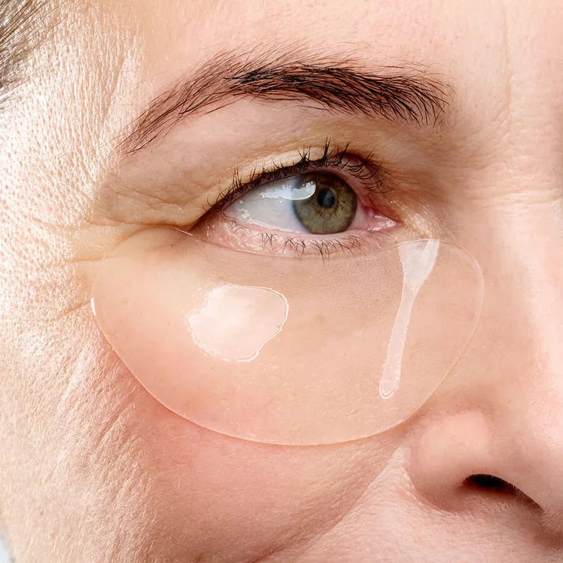 Hydrogel Eye Mask application