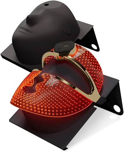 FAQ™ 202 LED mask on face