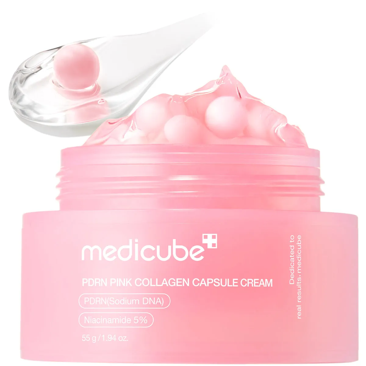 Medicube PDRN Pink Collagen Capsule Cream - Salmon DNA Moisturizer - Glowera Saudi Arabia