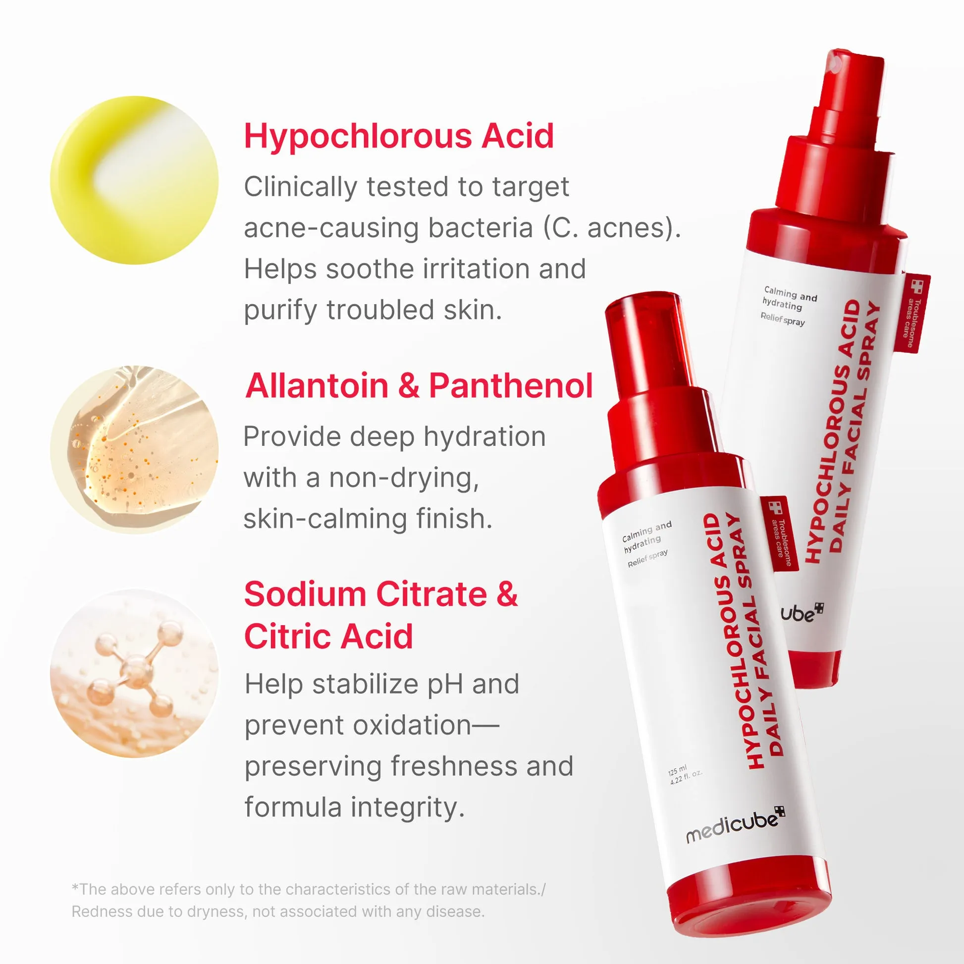 HOCl spray ingredients