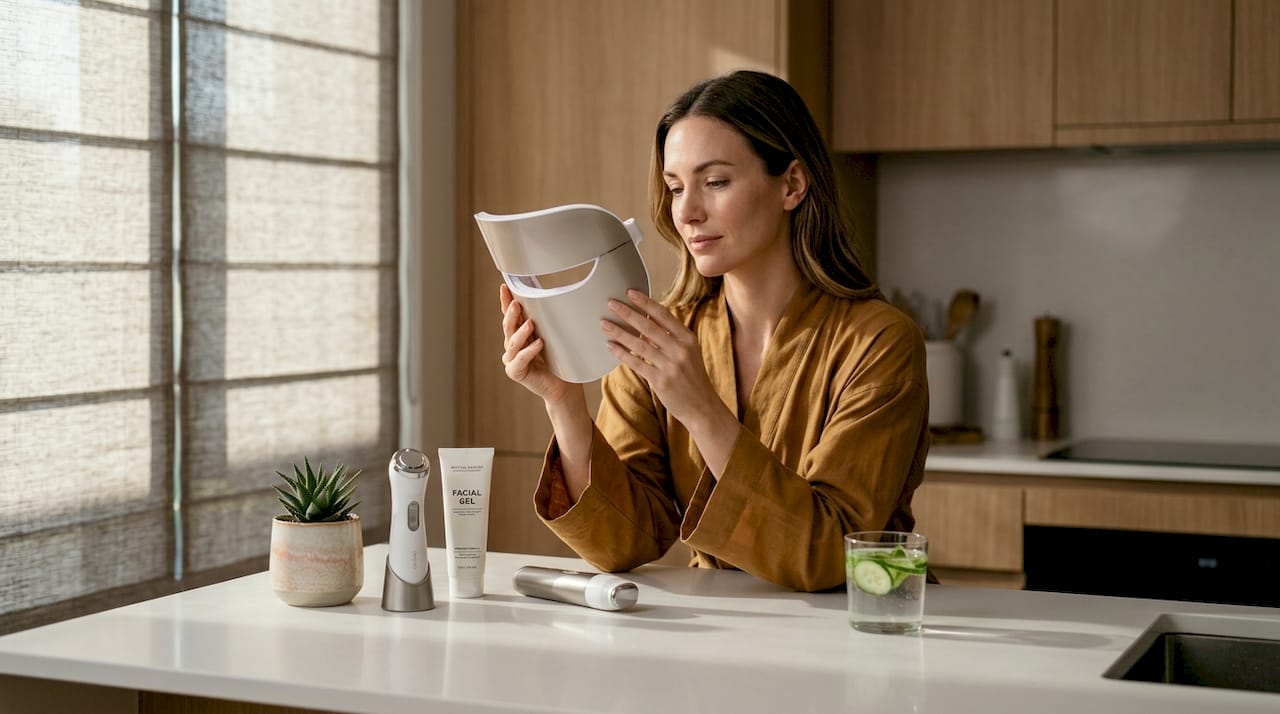 Examples of FDA-cleared beauty devices for at-home skin care