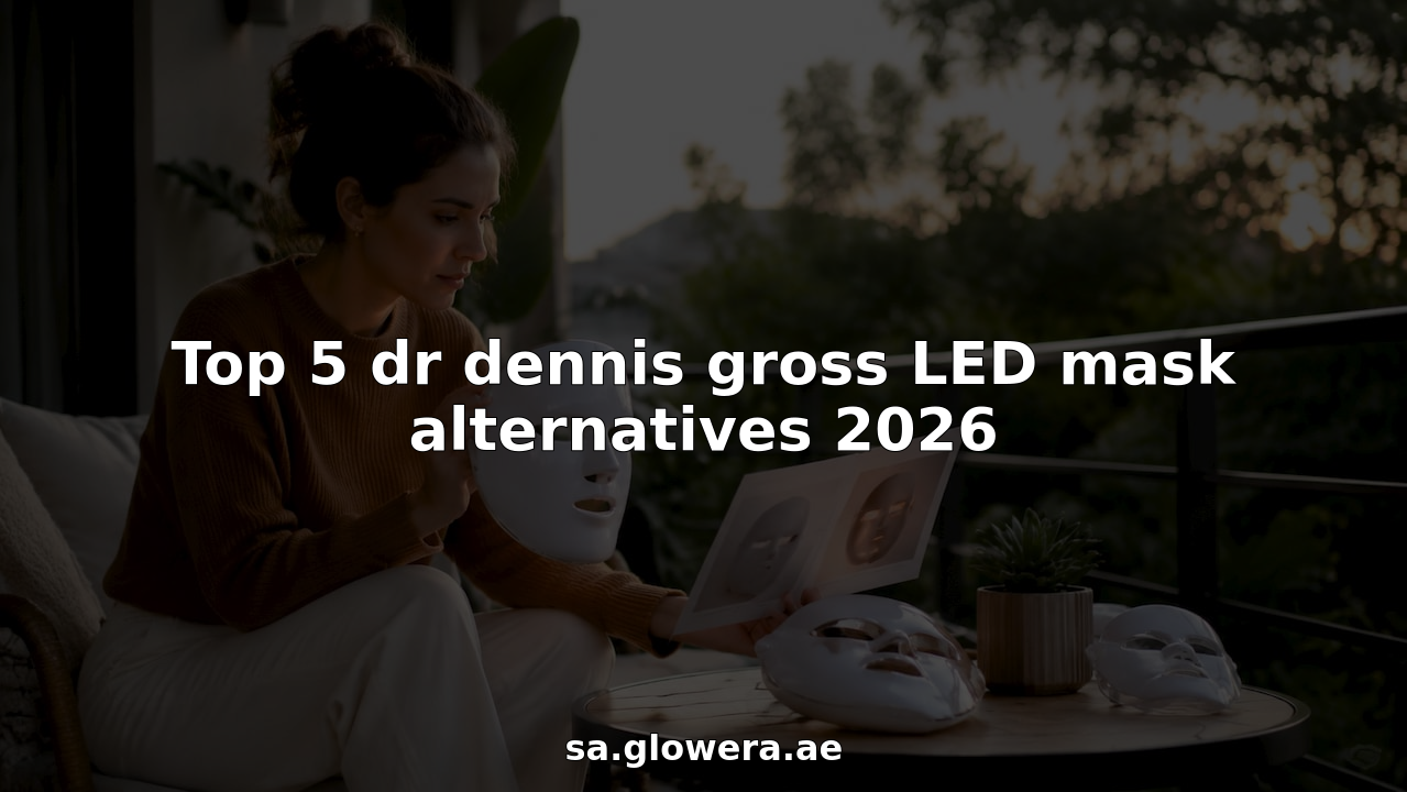 Top 5 dr dennis gross LED mask alternatives 2026